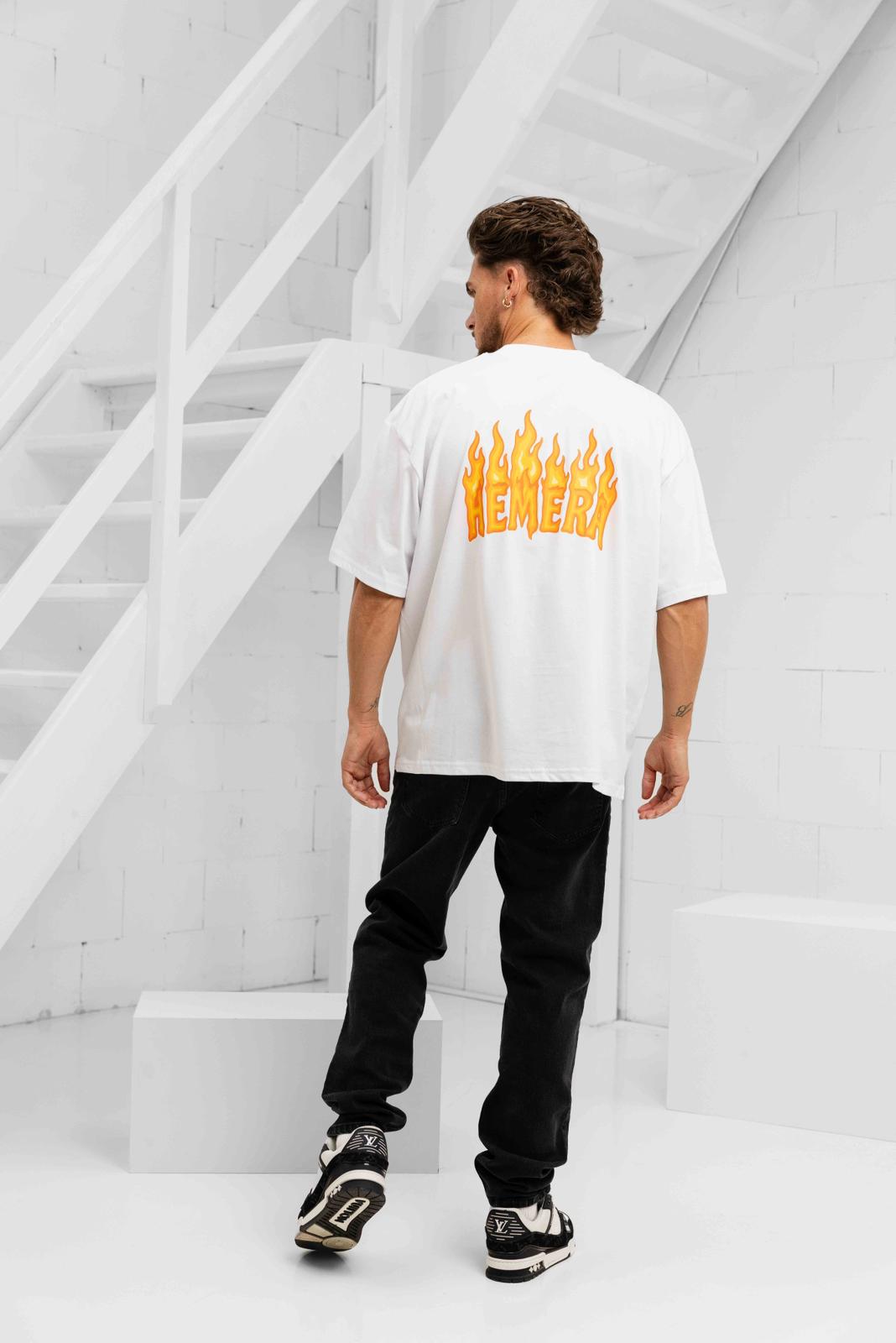 Hemera On Fire T-Shirt Wit