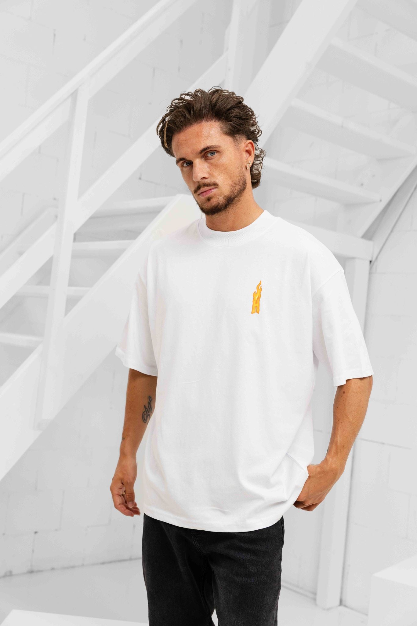 Hemera On Fire T-Shirt Wit