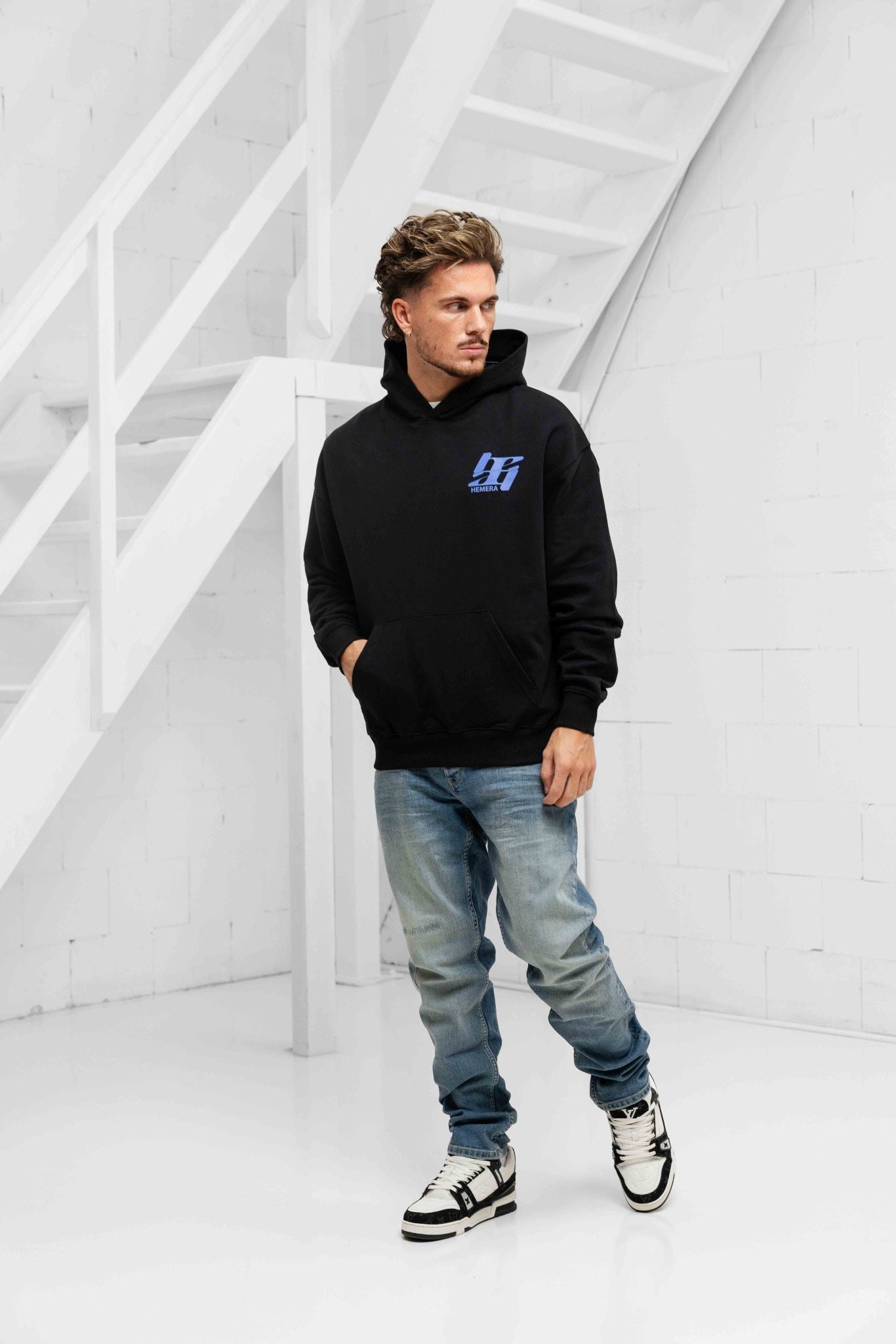 Hemera Bird Hoodie Zwart